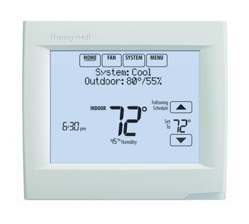 Honeywell VisionPRO 8000 Wi-Fi touchscreen thermostat